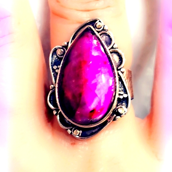 Custom Made Labradorite Solid Sterling Gemstone Ring
